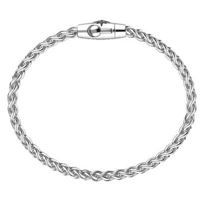 Bracelet Cosmopolitan Argent 925 & Motif Fleur des Vents, Longueur 19 cm à 21 cm- EXB708 - Zancan