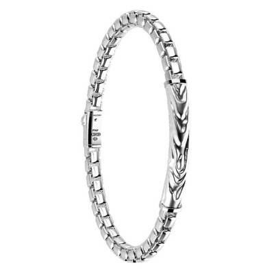 925 Silver Cosmopolitan Bracelet, Length 19 cm to 21 cm - EXB823 - Zancan