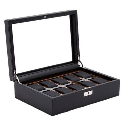 Boîte à montres Roadster 10 Pièces Noire 477556 - Wolf 1834