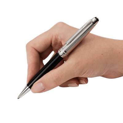 Meisterstück Doué Geometry Classique Black Resin Ballpoint Pen 132503 - Montblanc
