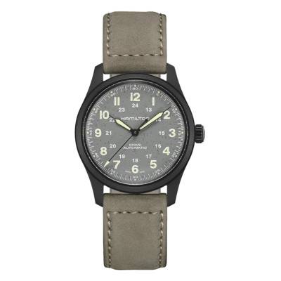 Gray Titanium Khaki Field Watch H70215880 - Hamilton