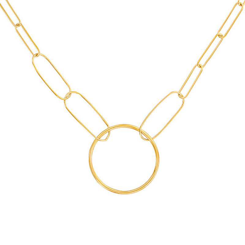 Ronda Cercle Necklace, 43 cm Length - Par Coeur Paris