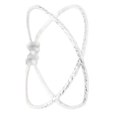 Bague Éclat croisée - Argent - Yay Paris