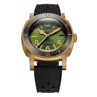 Depthmaster Bronze Green Automatic Date 14132A01 Watch - Nivada Grenchen