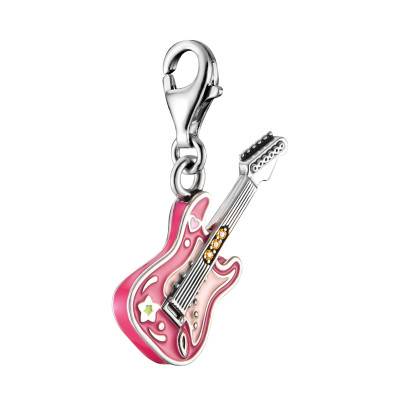 925 Silver & Enamel Electric Guitar Charm Pendant - 2220-691-7 - Thomas Sabo