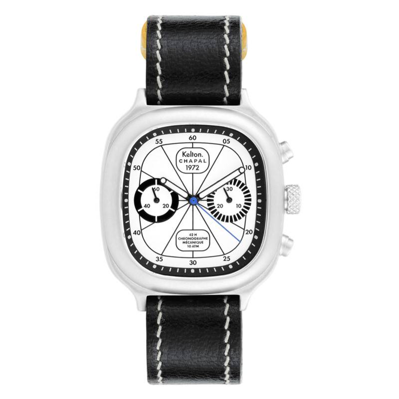 Kelton x Chapal 1972 Skywhite Chronograph Watch - Kelton