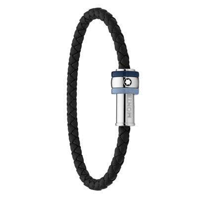 Bracelet Montblanc 1858 Océan Bleu, Longueur 17.50cm à 18.50cm MB12951863 - Montblanc