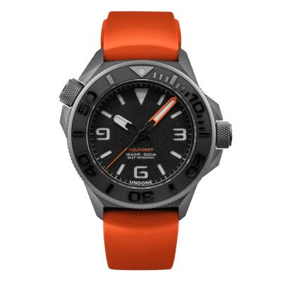 Montre Aquadeep Signal Orange AQD-369-BKO - Undone