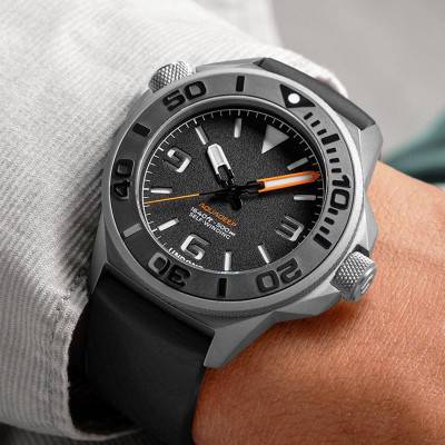 Aquadeep Signal Black Watch AQD-369-BLK - Undone