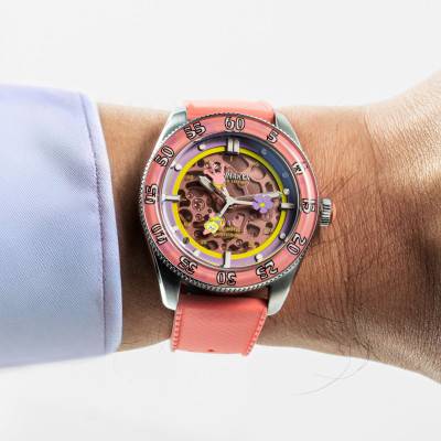 Montre Croft mid-size skeleton Automatic SPONGEBOB SQUAREPANTS Limited Edition - SP-5152-03 - SEASTAR - Spinnaker