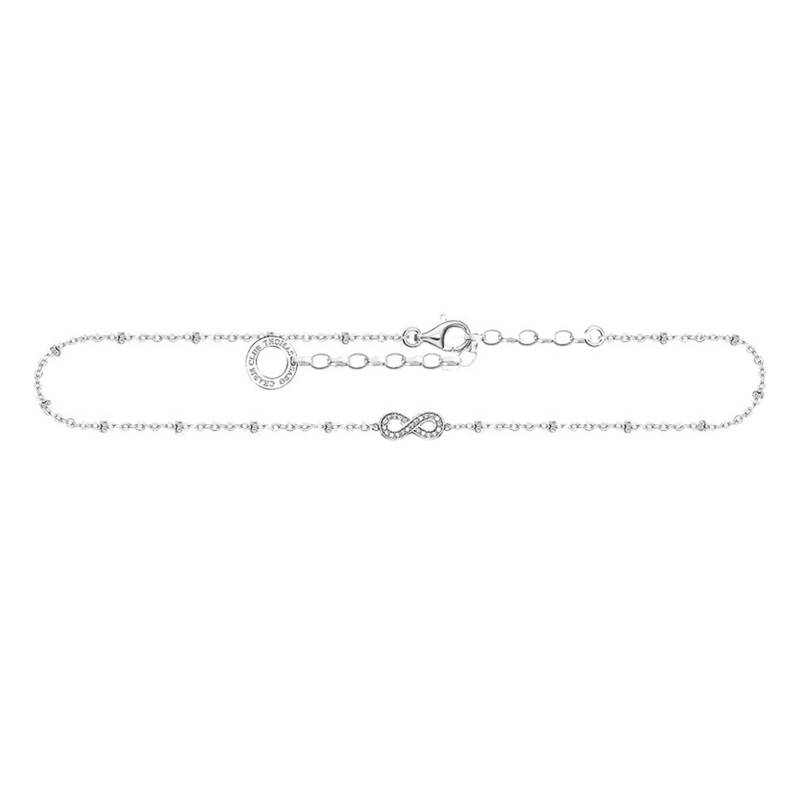 925 Sterling Silver Infinity Ankle Chain, Length 22 cm to 27 cm - AK0029-051-14 - Thomas Sabo