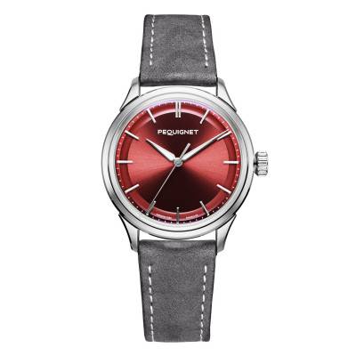 Royale Paris Watch Taupe Leather 36mm 9106363 - Pequignet