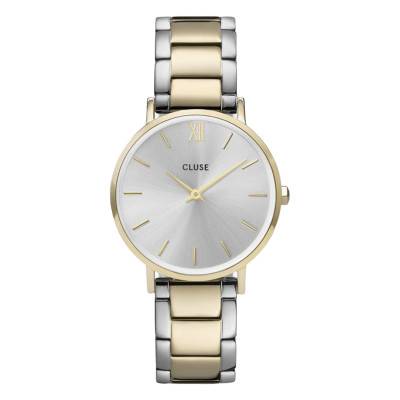 Coffret Montre Minuit et bracelet couleur or CG10205 - Cluse