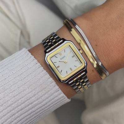 Coffret Montre Gracieuse Petite avec bracelet double en maille serpentine CG11801 - Cluse