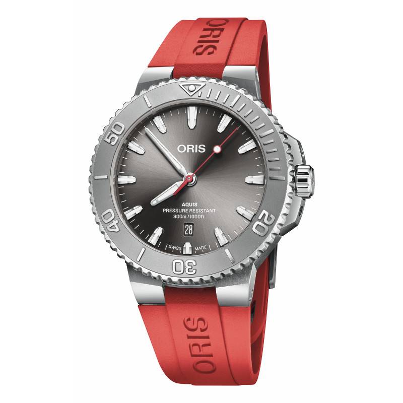 Aquis Date Relief 43.50 mm Watch 01 733 7789 4153-07 4 23 36FC - Oris