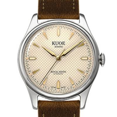 Montre Royal Smith 90-006 Silver Case Ivory Dial - Kuoe Kyoto