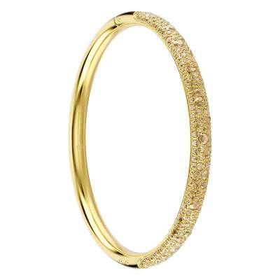 Sublima Gold-Tone Metal & Yellow Crystal Bangle Bracelet, Length 16 cm, 17 cm or 18 cm - 5723336 - Swarovski