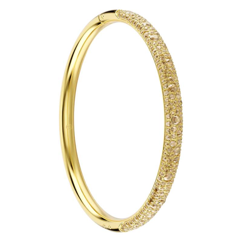 Sublima Gold-Tone Metal & Yellow Crystal Bangle Bracelet, Length 16 cm, 17 cm or 18 cm - 5723336 - Swarovski