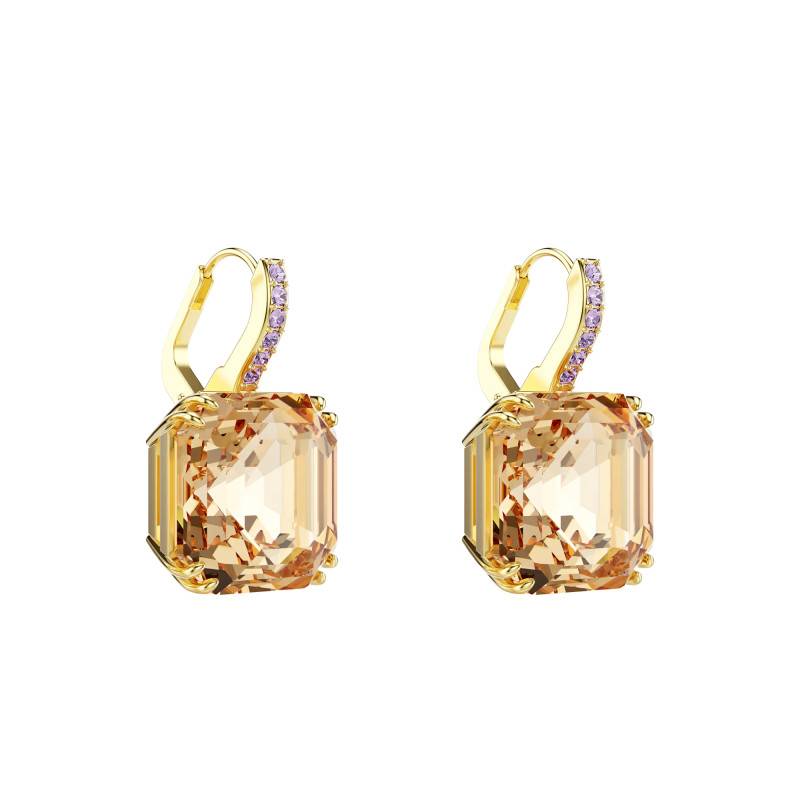 Millenia Gold-Tone Metal & Bicolor Crystal Drop Earrings - 5725744 - Swarovski