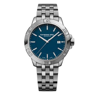 Tango Classic 41 mm Watch - Blue Dial - Raymond Weil