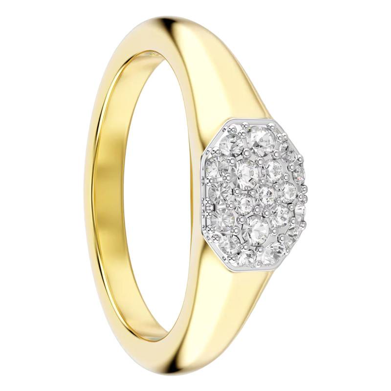 Dextera Gold-Tone Metal & White Crystal Ring - 5732850 - Swarovski