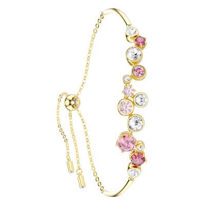 Gold-Tone Metal & Crystal Constella Bracelet, Length 24 cm - 5722476 - Swarovski