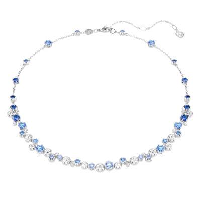 Constella Rhodium-Plated Metal & Two-Tone Crystal Necklace, 38 cm to 45 cm Length - 5732255 - Swarovski