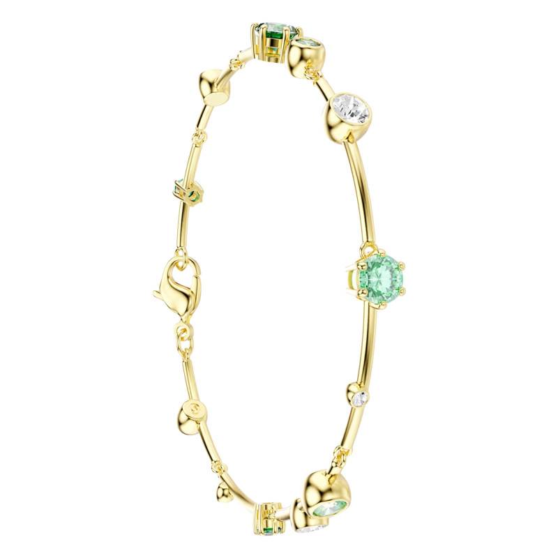Gold Metal & Two-Tone Crystal Constella Bracelet, Length 17 cm to 20 cm - 5722478 - Swarovski