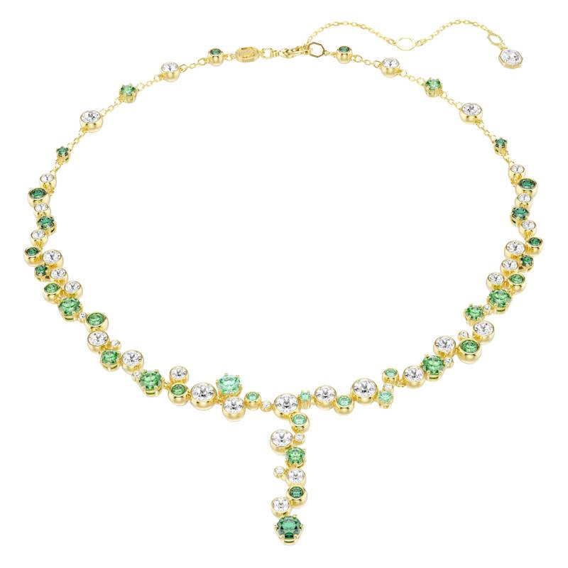 Gold-Tone Metal & Two-Tone Crystal Constella Y Necklace, Length 38 cm to 45 cm - 5722474 - Swarovski