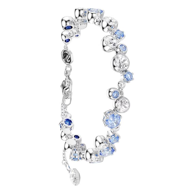 Rhodium-Plated Metal & Two-Tone Crystal Constella Bracelet, Length 15.5 cm to 20 cm - 5722479 - Swarovski