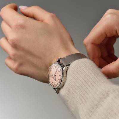 Millésime Small Seconds 35 mm Women's Watch - Salmon Dial - Raymond Weil