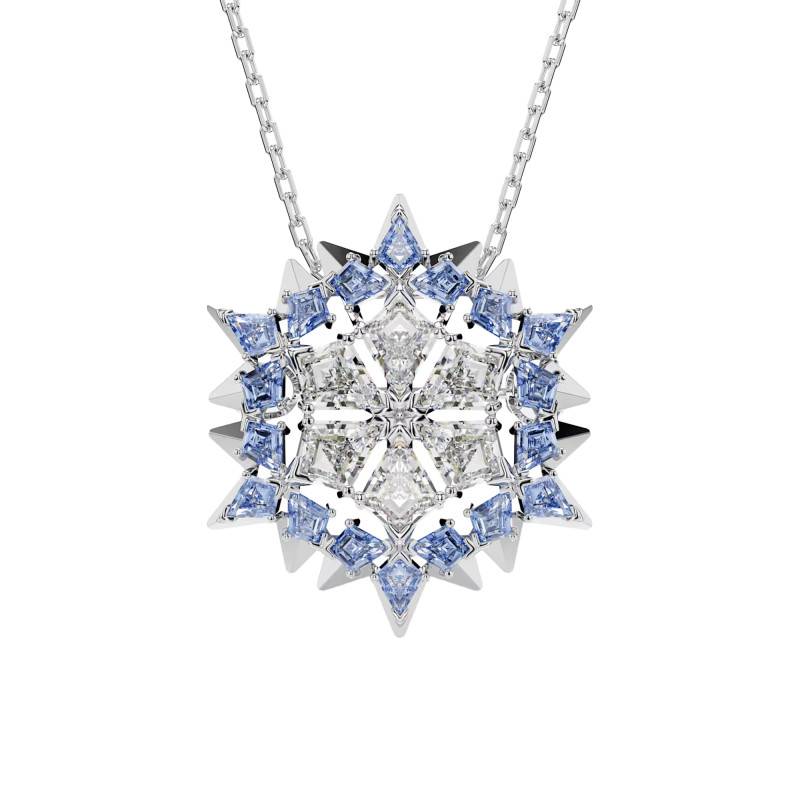 Magic Rhodium-Plated Metal & Two-Tone Zirconium Oxide Necklace - 5737619 - Swarovski