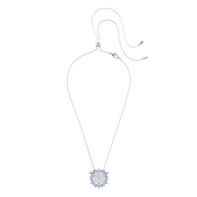 Magic Rhodium-Plated Metal & Two-Tone Zirconium Oxide Necklace - 5737619 - Swarovski