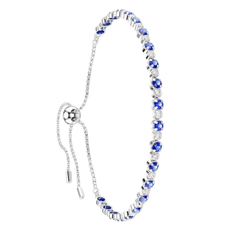 Matrix Tennis Rhodium-Plated Metal & Two-Tone Crystal Bracelet, Length 24 cm - 5725854 - Swarovski