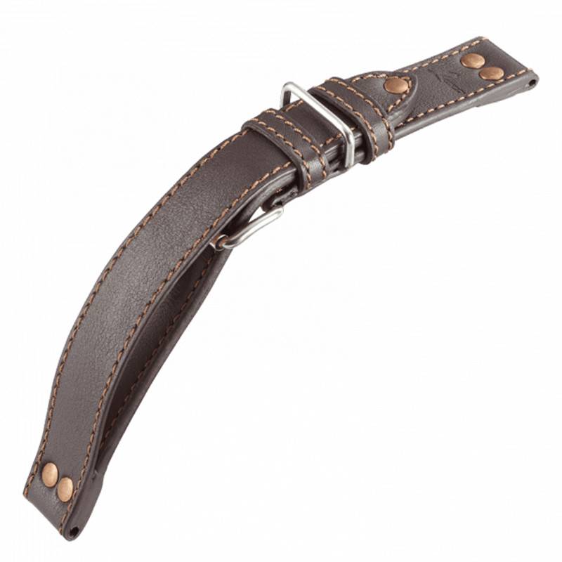 Brown Leather 18mm Watch Strap 402141 - Laco