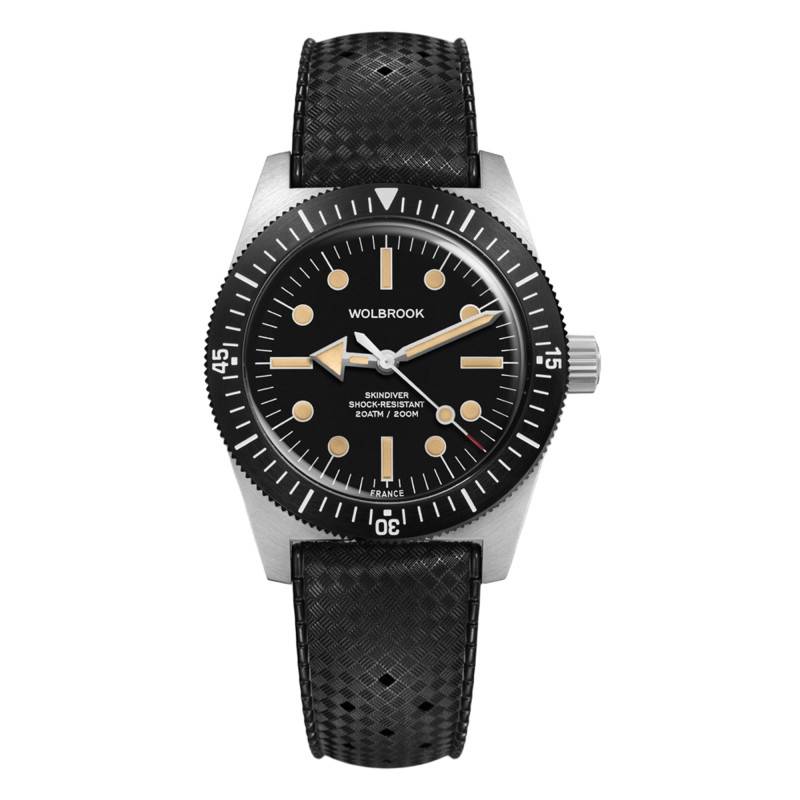 Wolbrook Skindiver 38 mm Old Radium Lume Automatic Dive Watch - Wolbrook