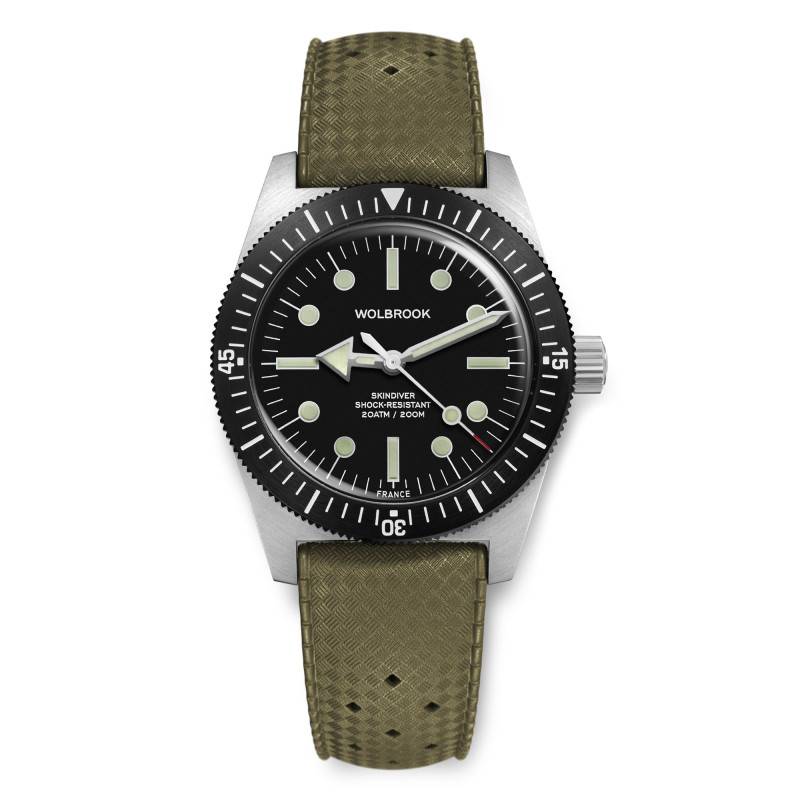 Skindiver Automatic Dive Watch 38mm C3 Lume - Wolbrook