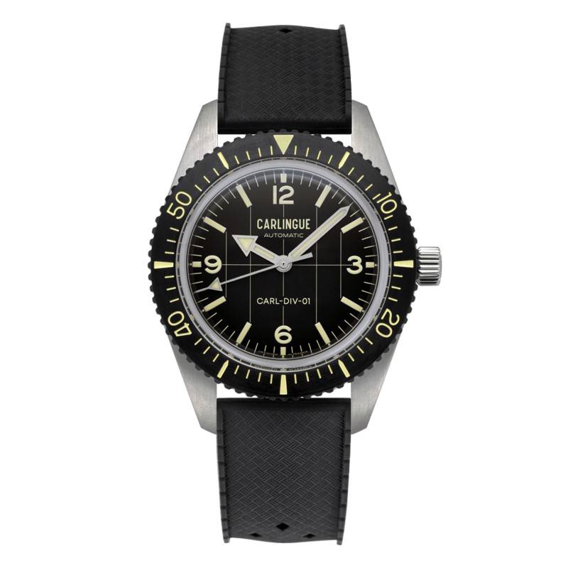 Black Diver 01 CT-001-B wall clock - Carlingue