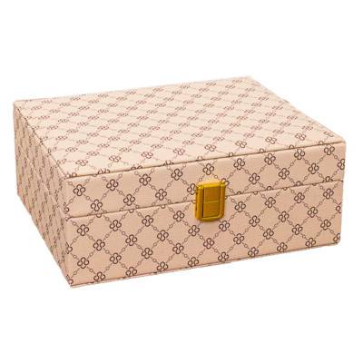 Cream Jewelry Box, 23x18x9 cm - Les Essentiels