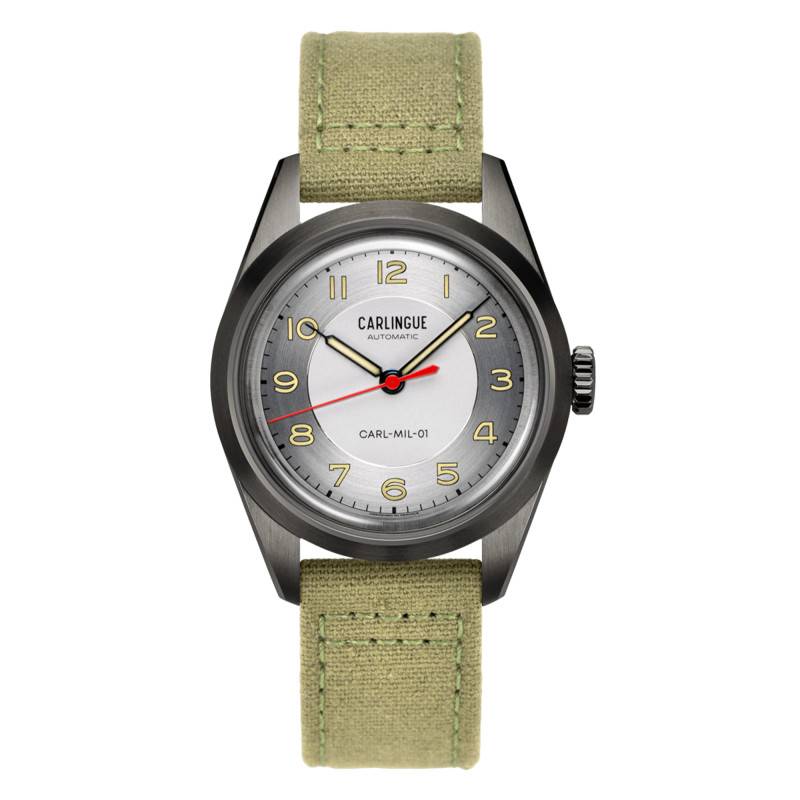Watch Military 01 Limited Edition Grayed Steel CT-003-A - Carlingue