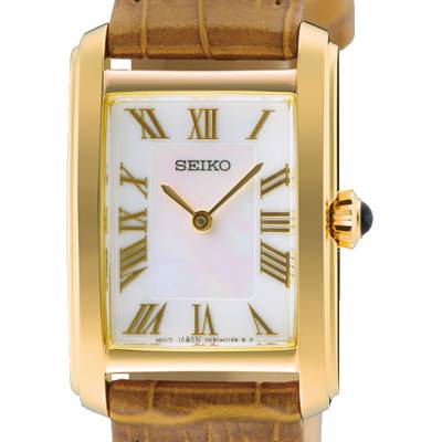 Montre Classique Quartz Dame Rectangulaire SWR100P1 - Seiko