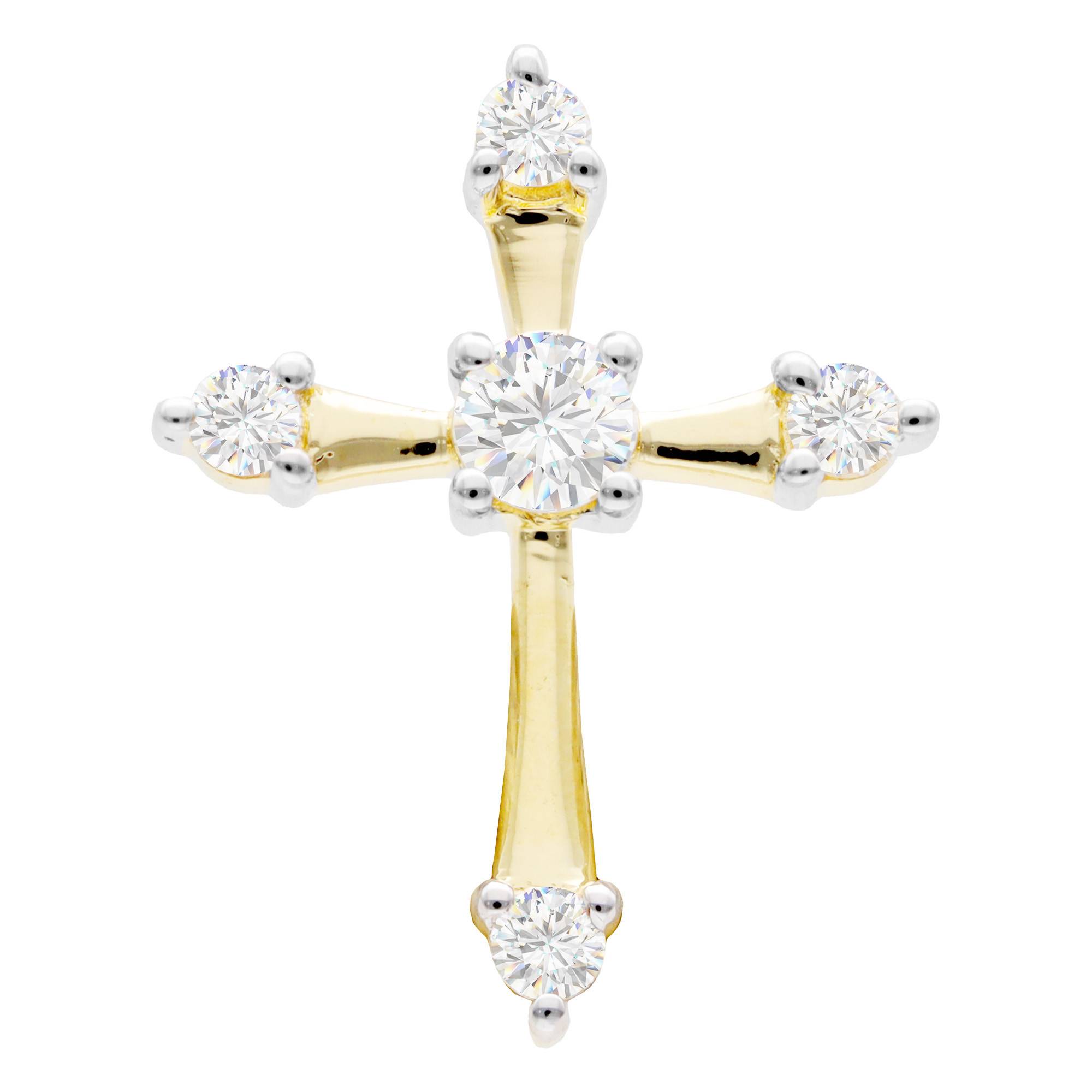 Pendentif Or 9 Carats Avec Multicolores Et Diamants - Neuf Sans Emballage