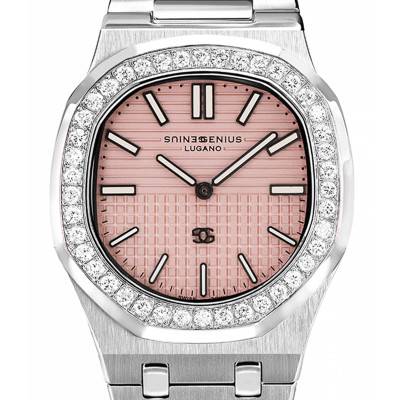 Genie 36 Osaka Lab-Diamond Bezel Watch - Genius