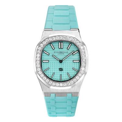Montre Idiofyia 36 Greece Lunette Diamant de Synthèse - Genius