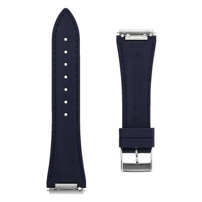 Bracelet de montre Caoutchouc bleu 25.5×18mm FCR-391-NHDN25.5X18-SS - Frédérique Constant