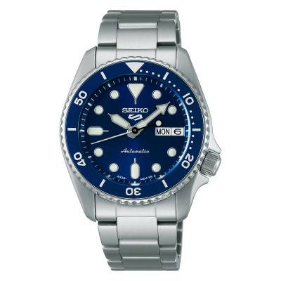 Seiko 5 Automatic SKX Midsize Blue Watch SRPL77K1 - Seiko 5 Sports