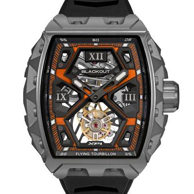 XP1 Tourbillon Ti Orange Watch - Blackout Watches
