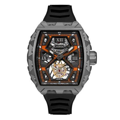 XP1 Tourbillon Ti Orange Watch - Blackout Watches