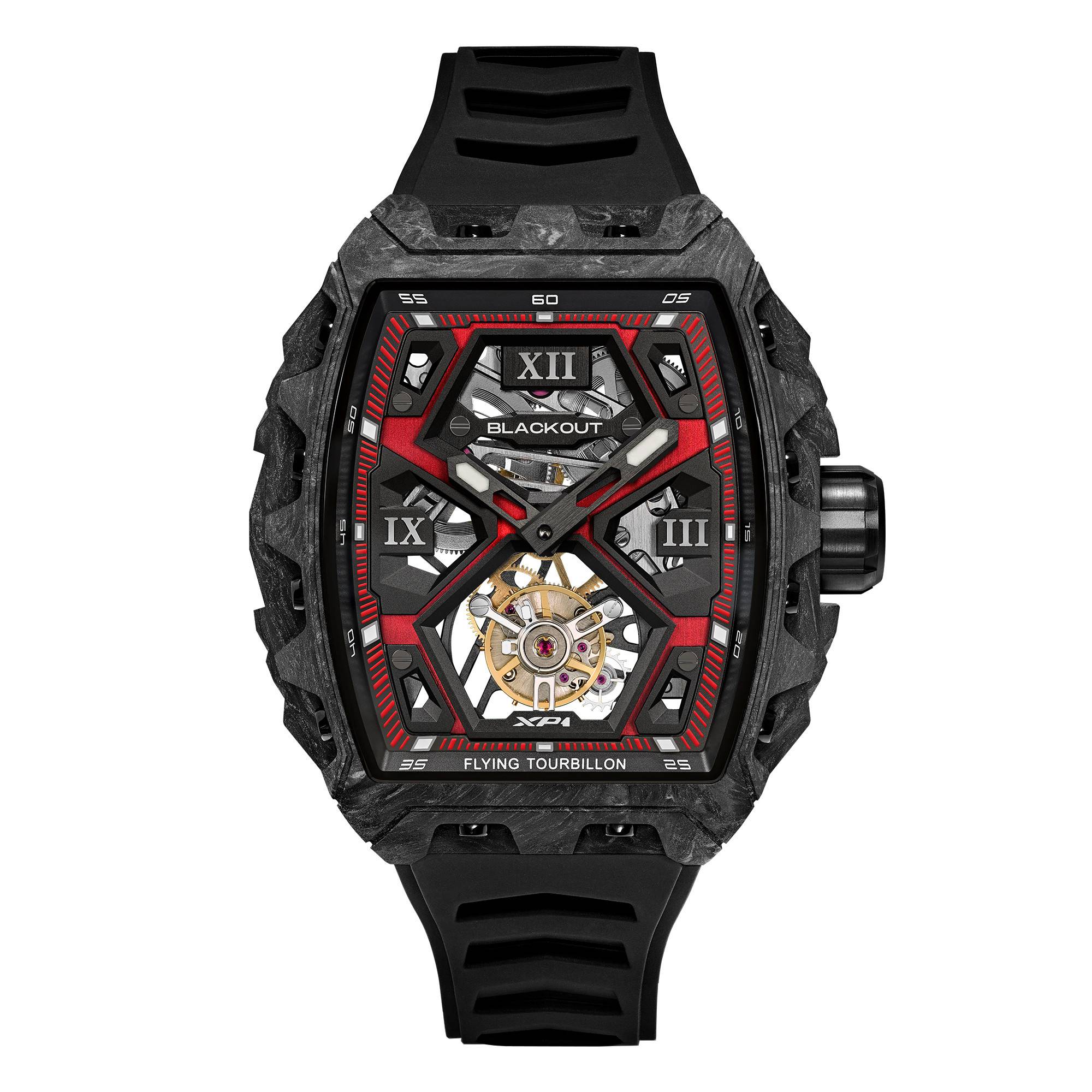 Montre Outlet Montre Blackout Prix Montre XP1 Tourbillon LT Red