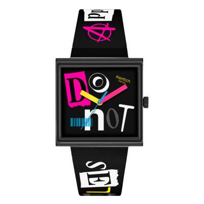 Pierced Edge SO34B100 Watch - Swatch